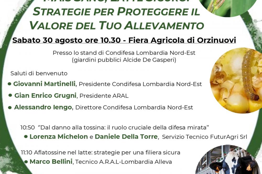 CONVEGNO IL 30 AGOSTO ALLA FIERA DI ORZINUOVI