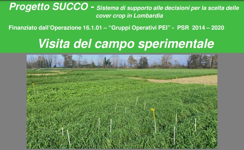 Cover Crop, giornata in campo con Condifesa