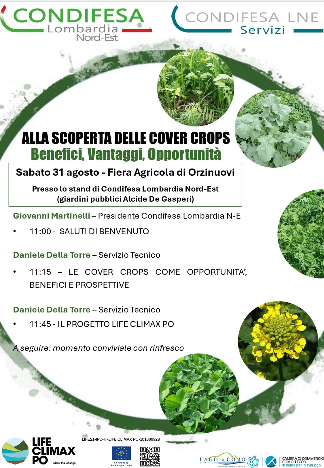 Le Cover Crop alla Fiera di Orzinuovi!