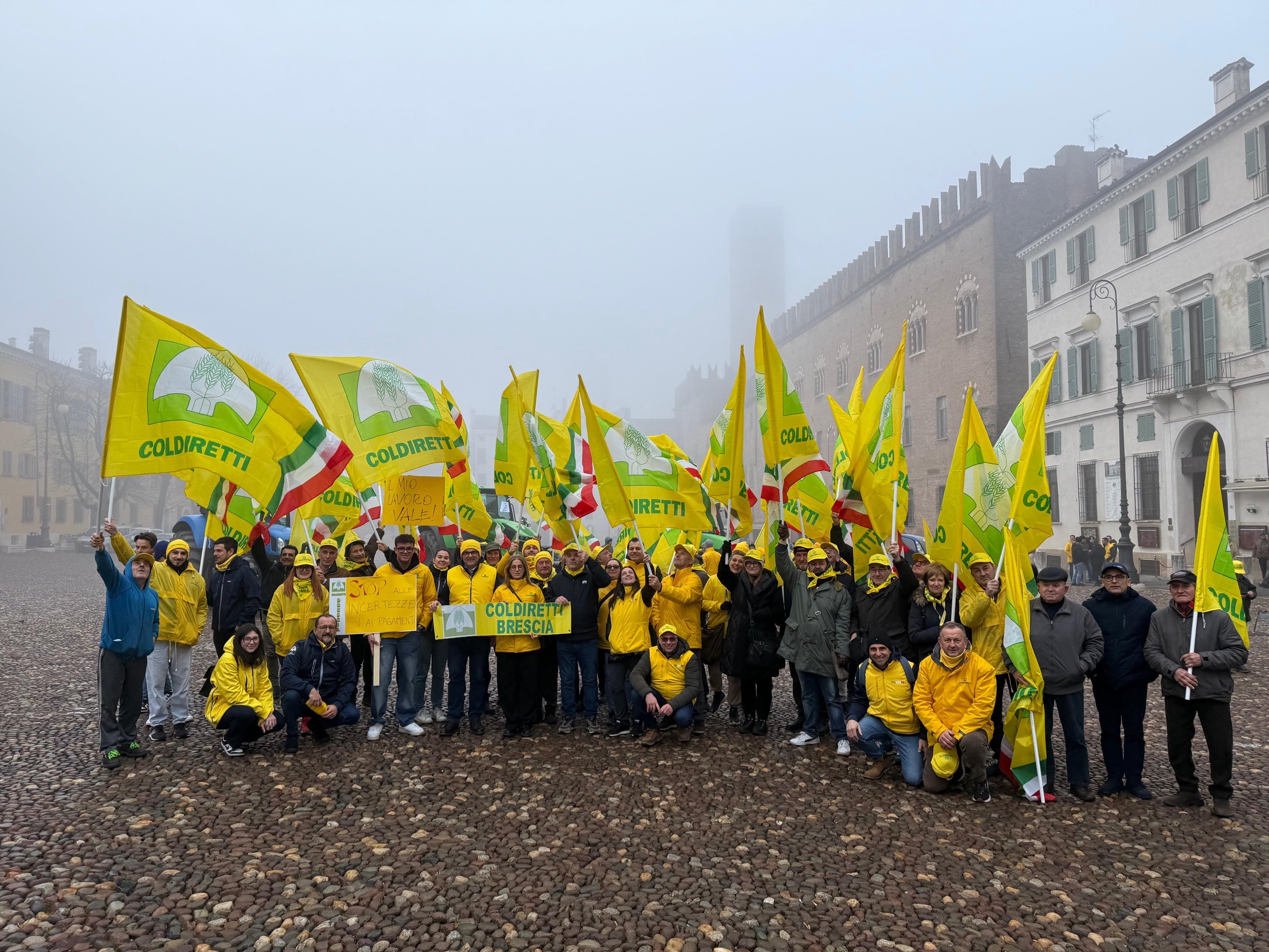 Polizze agricole, Coldiretti in piazza a Mantova